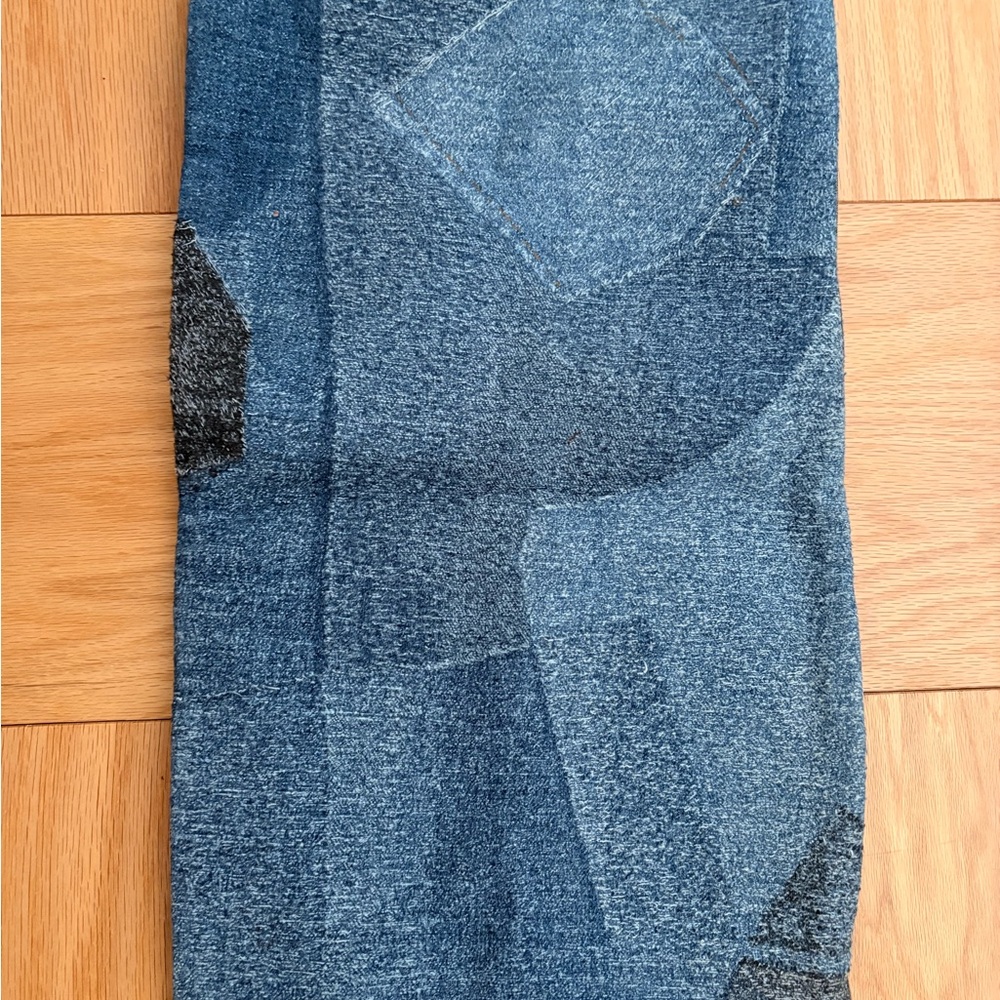 West Elm Blue and Gray Pillow Cover